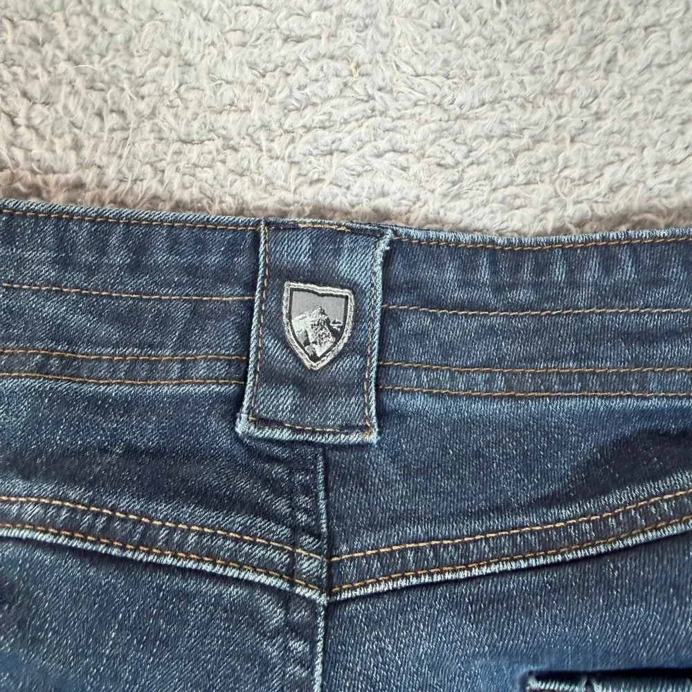 Kuhl Kanvus Jean Mens 39x31.5 Dark Wash Blue Articulated Knee Outdoor Pants - Picture 8 of 12